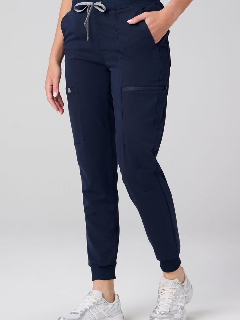 Fabletics Navy High-Rise On-Call Scrub Jogger